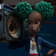 Kat (voiced by Lyric Ross) in Henry Selick’s Wendell & Wild.